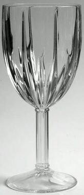 WATERFORD Crystal Sonesta Water Iced Tea Glasses Wine Goblets 10 oz Set Of 6 NEW